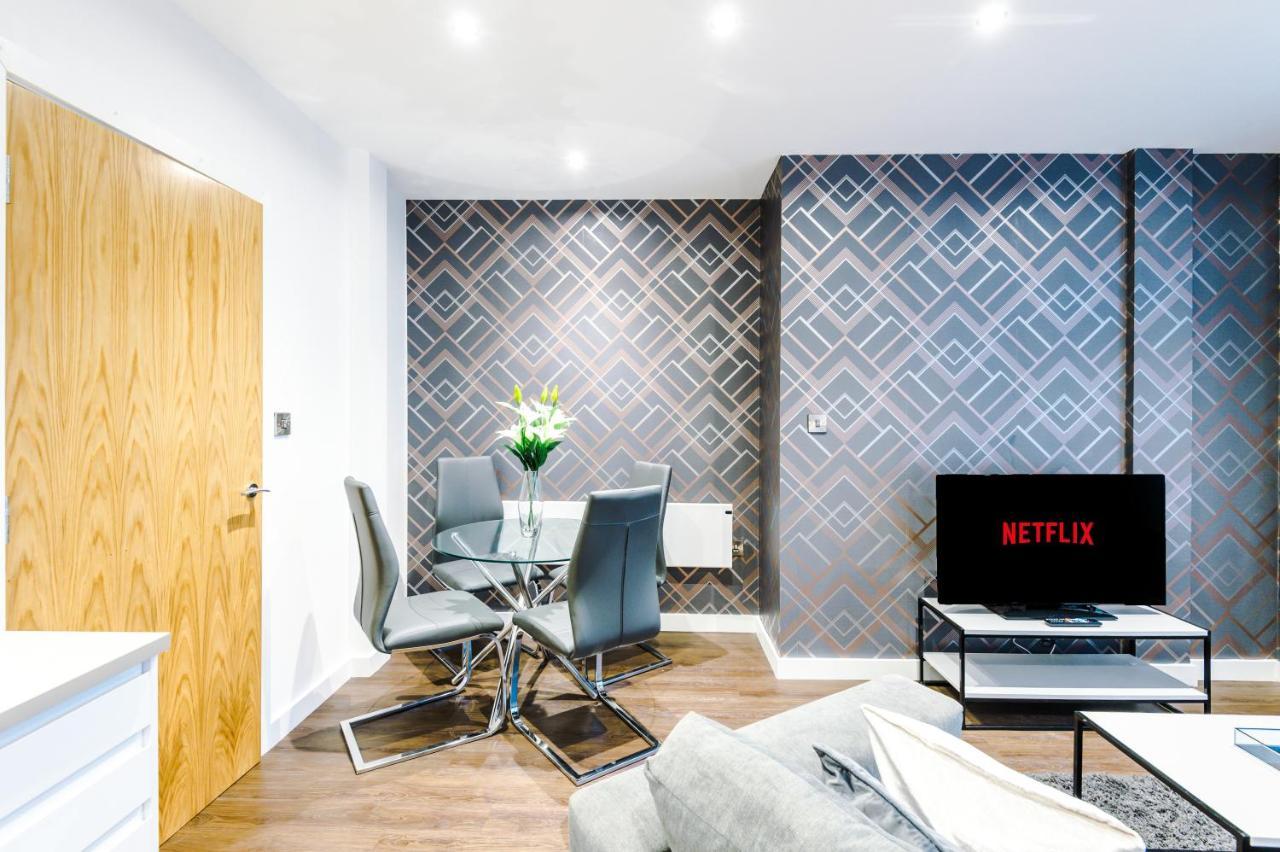 The Popworks 2 Bedroom Apartment - Mcr Dens แมนเชสเตอร์ ภายนอก รูปภาพ